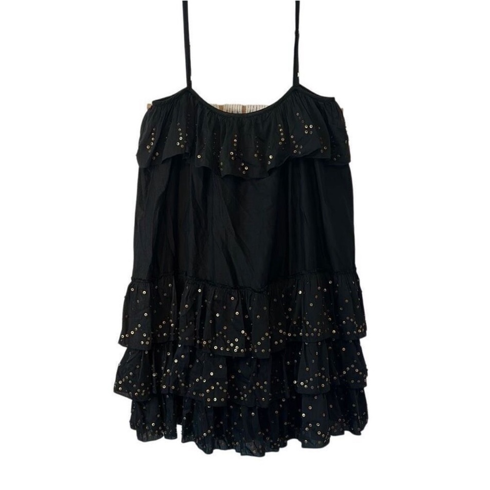 Haute Hippie Mini Boho Sequin Dress
